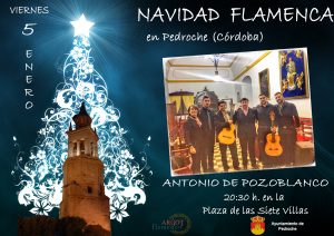 Navidad Flamenca con Antonio de Pozoblanco @ PLAZA DE LAS SIETE VILLAS 