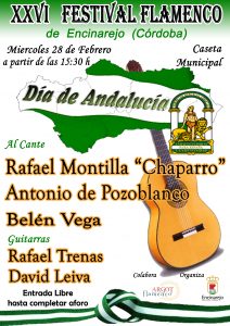 XXVI FESTIVAL FLAMENCO DE ENCINAREJO - CÓRDOBA - @ CASETA MUNICIPAL
