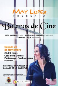 "BOLEROS DE CINE "  con  MAY LÓPEZ @ CASA DE LA CULTURA