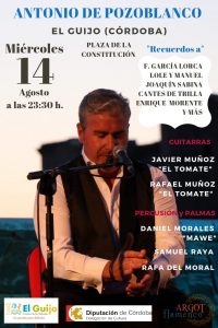 ESPECTÁCULO FLAMENCO CON ANTONIO DE POZOBLANCO @ PLAZA DE LA CONSTITUCION